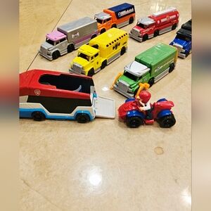 Paw Patrol True Metal lot diecast trucks patroller Ryder mud Skye Marshall Chase